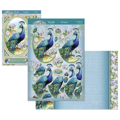 Hunkydory Beautiful Birds - Proud Peacock Deco-Large Set