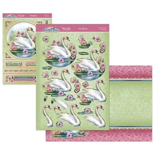 Hunkydory Beautiful Birds - Stunning Swan Deco-Large Set