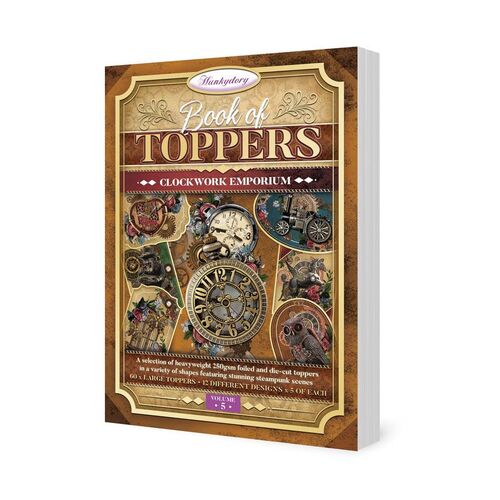 Hunkydory Clockwork Emporium Book of Toppers Pad