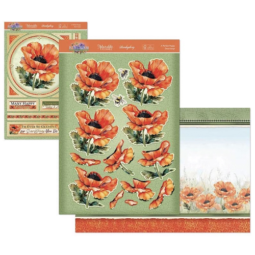 Hunkydory In Full Bloom Deco-Large Set - A Perfect Poppy