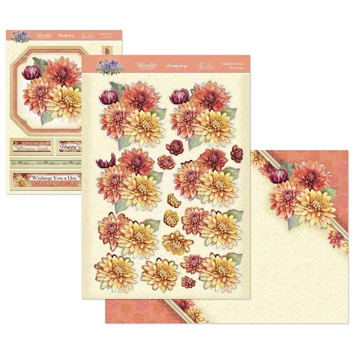 Hunkydory In Full Bloom Deco-Large Set - Delightful Dahlias