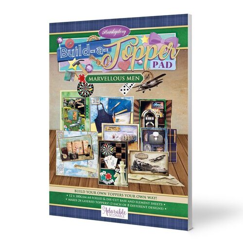 Hunkydory Marvellous Men Build-a-Topper Pad