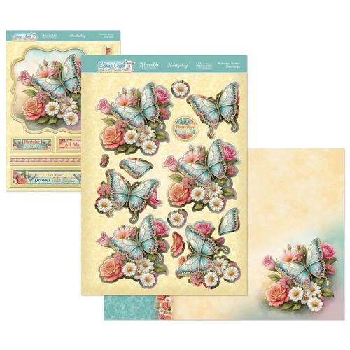 Hunkydory Spring Cheer Deco-Large Set - Flutterbye Wishes