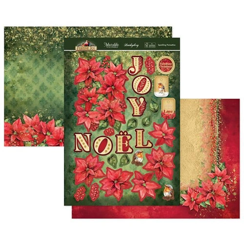 Hunkydory Sparkling Poinsettias Luxury Topper Set