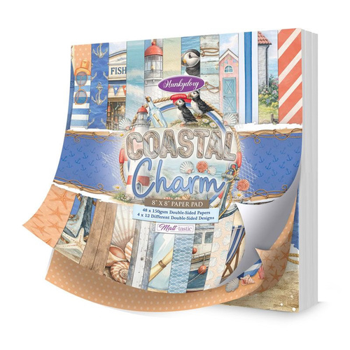 Hunkydory Coastal Charm 8x8" Paper Pad