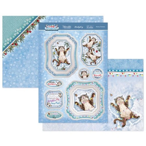 Hunkydory Meowy Christmas Luxury Topper Set