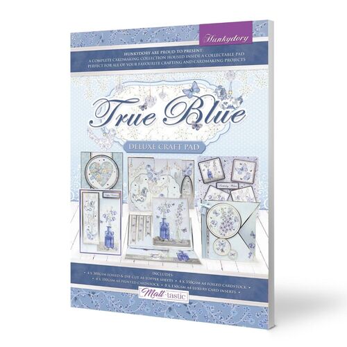 Hunkydory True Blue Deluxe Craft Pad