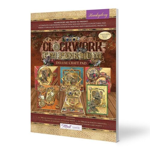 Hunkydory Clockwork Emporium Deluxe Craft Pad