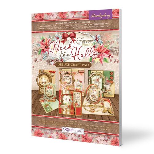 Hunkydory Forever Florals : Deck the Halls Deluxe Craft Pad