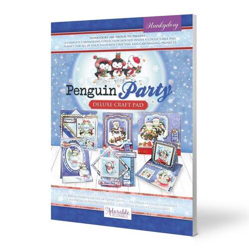Hunkydory Penguin Party Deluxe Craft Pad