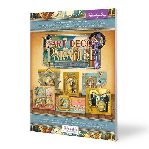 Hunkydory Art Deco Paradise Deluxe Craft Pad