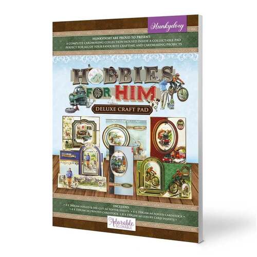 Hunkydory Hobbies for Him Deluxe Craft Pad