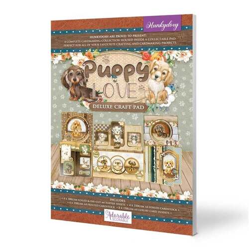 Hunkydory Puppy Love Deluxe Craft Pad