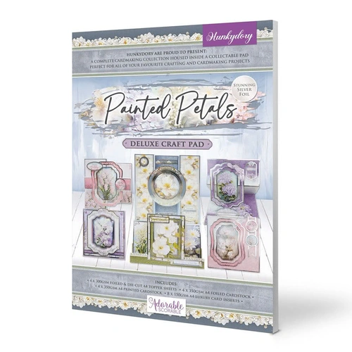 Hunkydory Deluxe Craft Pad - Painted Petals
