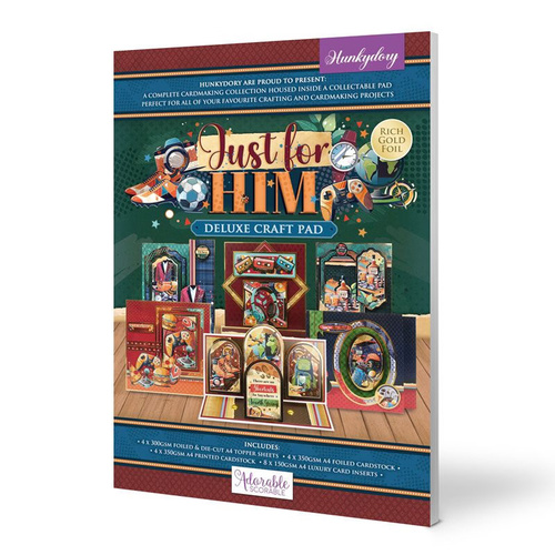 Hunkydory Deluxe Craft Pad - Just For Him
