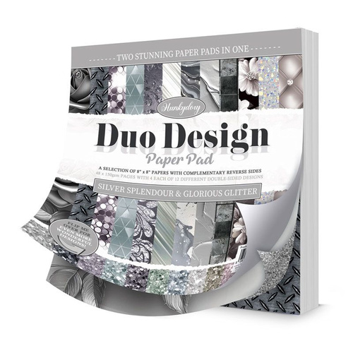 Hunkydory Duo Design Paper Pad - Splendour & Glorious Glitter