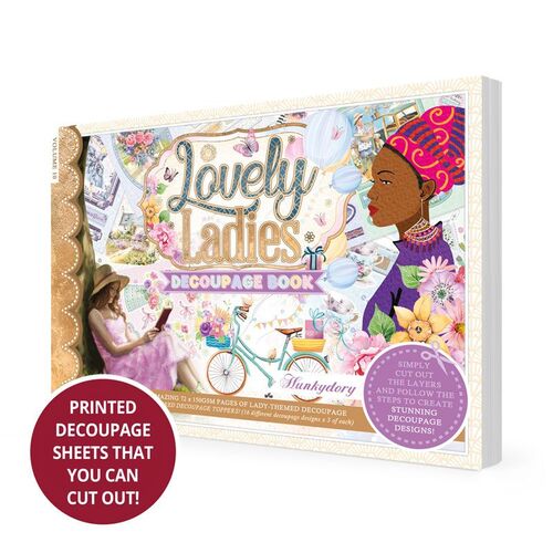 Hunkydory Lovely Ladies Decoupage Book