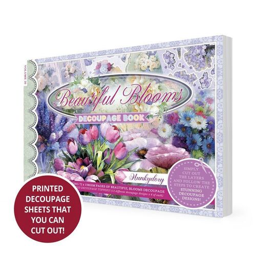 Hunkydory Beautiful Blooms Decoupage Book