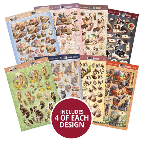 Hunkydory Cat Tales Decoupage Topper Collection