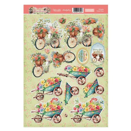 Hunkydory Wheelie Great Days Decoupage Topper Sheet