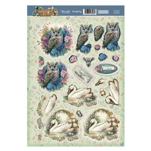 Hunkydory Wise & Graceful Decoupage Topper Sheet