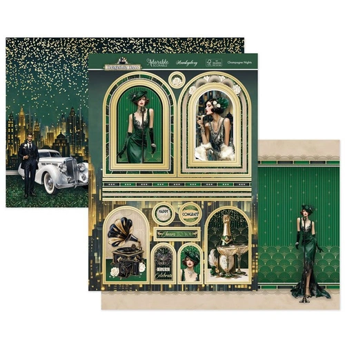Hunkydory Delightfully Deco - Champagne Nights Luxury Topper Set