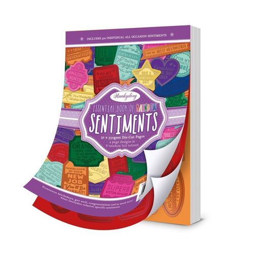 Hunkydory Rainbow Brights Essential Book of Sentiments