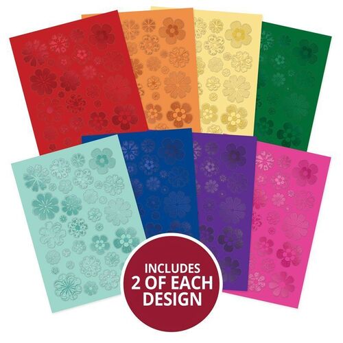 Hunkydory Rainbow Brights Floral Embellishments