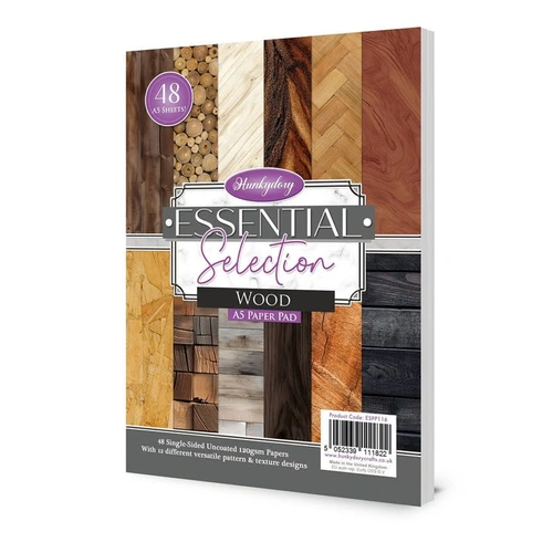 Hunkydory Essential Selection Paper Pad - Wood