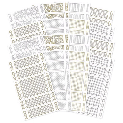 Hunkydory Foiled Pattern Kinetic Cards - Ink Me! Selection