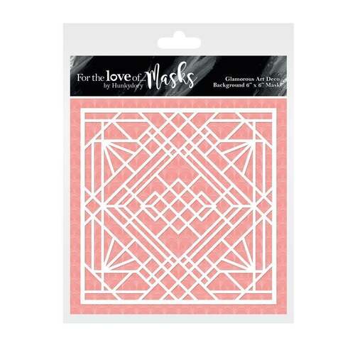 Hunkydory Glamorous Art Deco Background For the Love of Masks