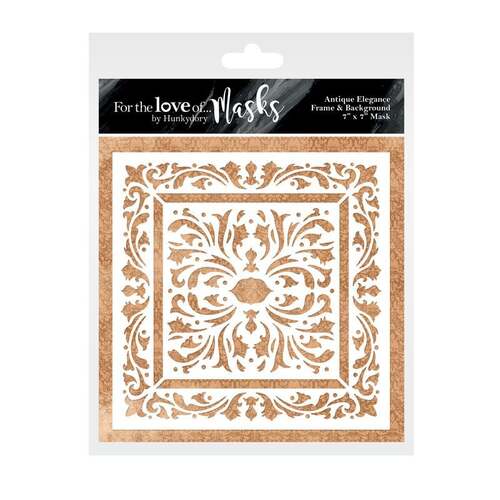 Hunkydory Antique Elegance Frame & Background For the Love of Masks