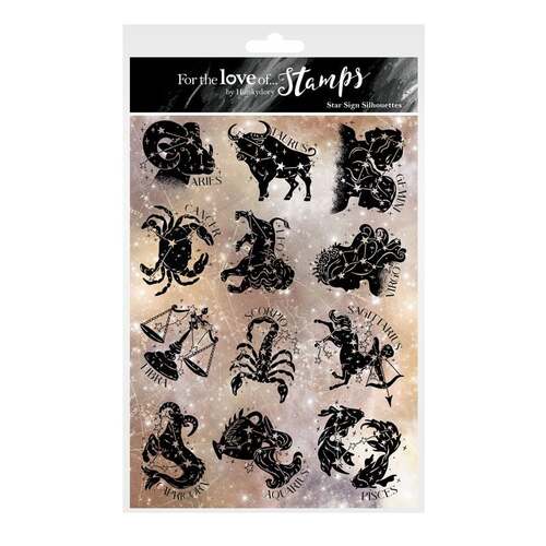 Hunkydory Star Sign Silhouettes For the Love of Stamps