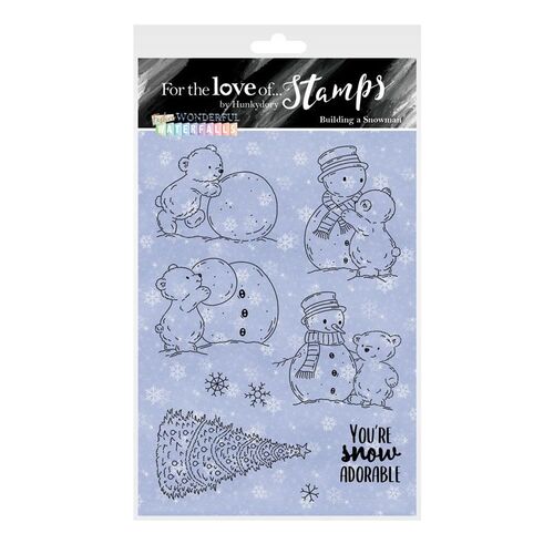 Hunkydory Building a Snowman Stamp Set
