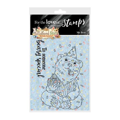 Hunkydory Mister Bear For the Love of Stamps
