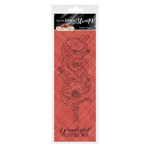Hunkydory Perfect Poppies For the Love of Stamps