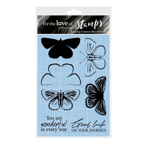 Hunkydory Layering Common Blue Butterfly For the Love of Stamps