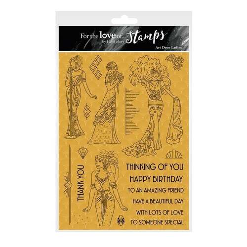 Hunkydory Art Deco Ladies For the Love of Stamps