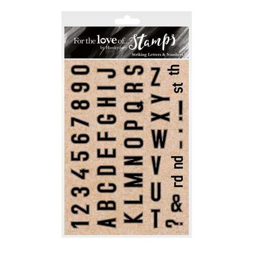 Hunkydory Striking Letters & Numbers For the Love of Stamps