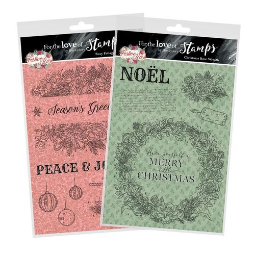 Hunkydory Forever Florals Festive Rose For the Love of Stamps Multibuy