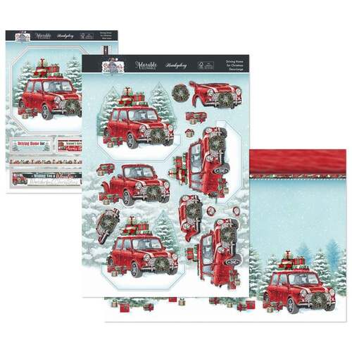 Hunkydory Driving Home for Christmas Deco-Large Set