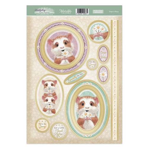 Hunkydory Topper Favourites - Oops a Daisy