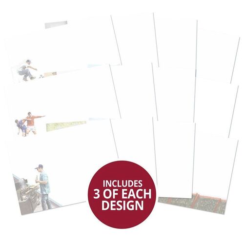 Hunkydory Sports & Hobbies Luxury Card Inserts