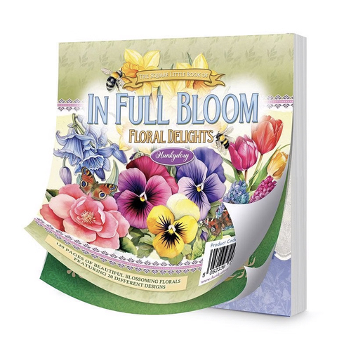 The Square Little Hunkydory Book of In Full Bloom - Floral Delights