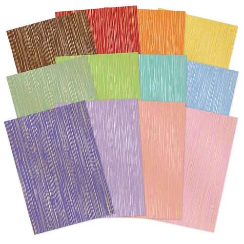 Hunkydory A Year of Flowers - Foiled Edge to Edge Card