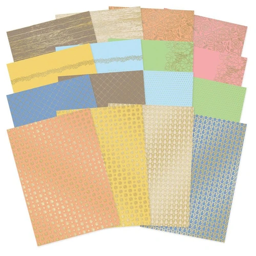 Hunkydory Amongst the Wildflowers Luxury Foiled Cardstock