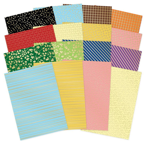 Hunkydory Pun-tastic Yum-believeable - Foiled Edge-to-Edge Cardstock