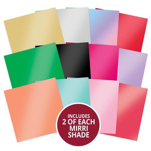 Hunkydory 12x12" Essential Colour Cardstock Selection