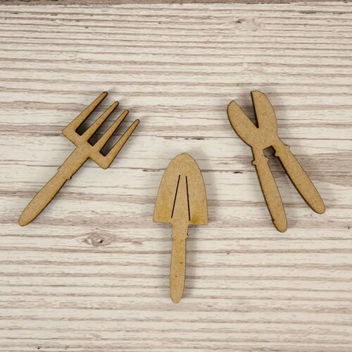 Hunkydory Garden Tools MDF Shapes