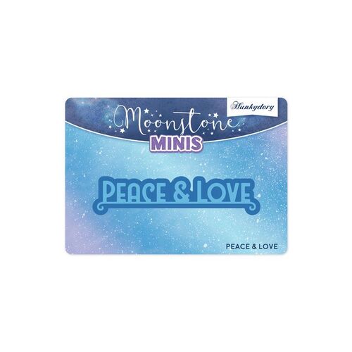 Hunkydory Peace & Love Moonstone Mini Die
